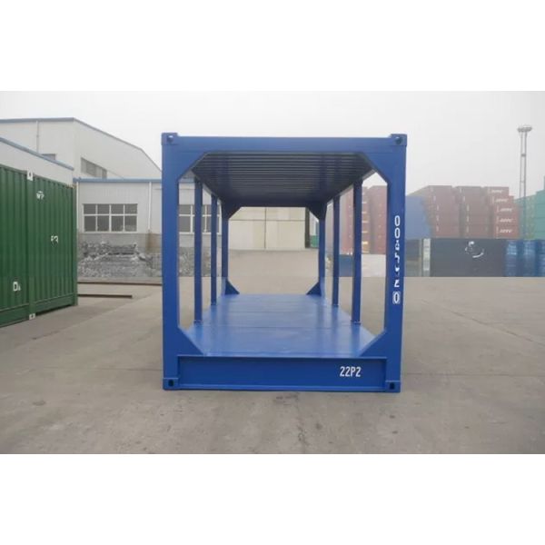 Convenient and Mobile 20ft Modified Shipping Container Frames with Corten Steel or Galvanized Material