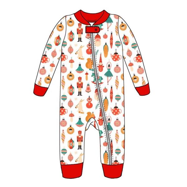 Customized Romper Christmas Jumpers Baby Jump Suit 7pcs set