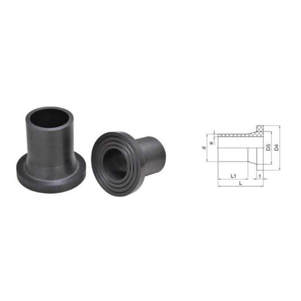 DN50-DN1200 SDR11 ADR17 SDR17.6 Butt Fusion PE Flange Adapter