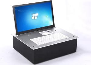 China Flip Up Touch Screen Conference Table LCD Monitor Lift For Paperless Conference System on sale