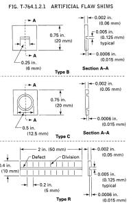 Wholesale Artificial Flaw Shims Ndt Magnetic Particle Testing Magnetic Particle Detector from china suppliers
