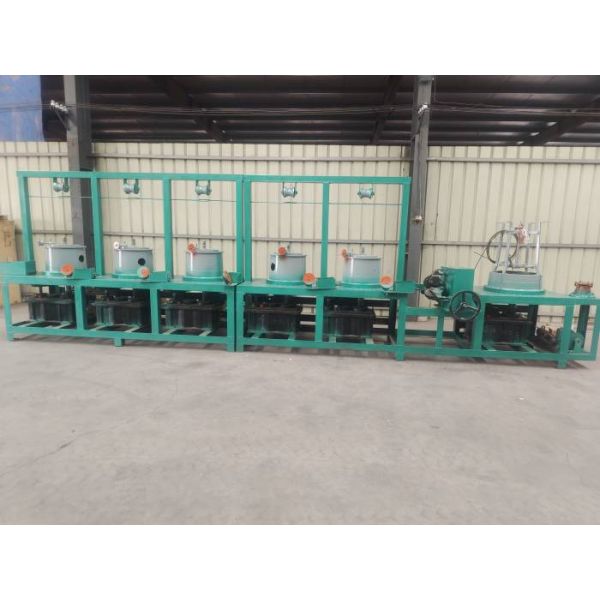 Outlet 2.8mm Steel Wire Drawing Machine Speed 280m Per Min Plc
